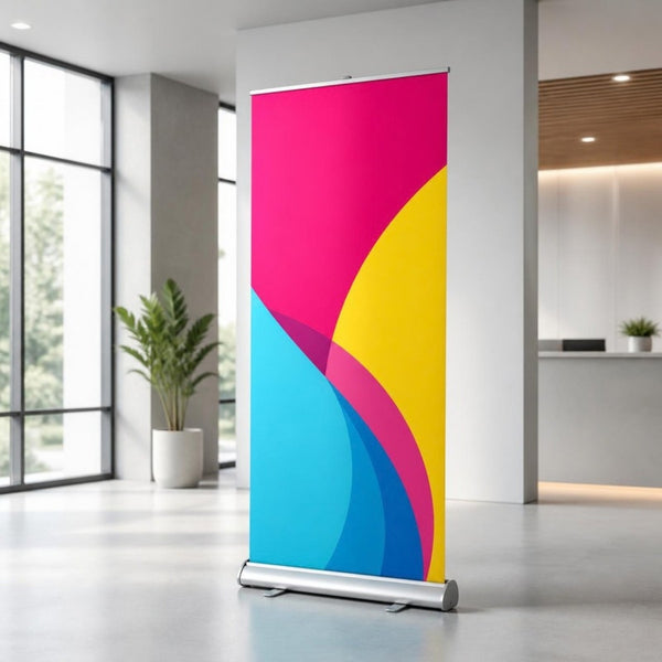 Roll-up banner bedrukken met eigen ontwerp